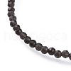 Natural Obsidian Bead Bracelets BJEW-JB04555-07-2