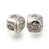 Brass Micro Pave Cubic Zirconia KK-Q001-03P-01-2