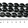 Natural Black Onyx(Dyed & Heated) Beads Strands G-K365-B12-02-5