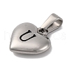 304 Stainless Steel Pendants STAS-P278-01U-P-1-2
