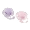 Frosted Transparent Acrylic Beads OACR-A032-25-2