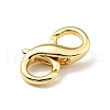 Brass Double Opening Lobster Claw Clasps X-KK-G416-53G-2
