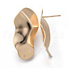 Brass Stud Earrings Findings KK-R116-019-NF-1