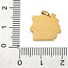 Christmas Theme Ion Plating(IP) 304 Stainless Steel Enamel Pendants STAS-Z104-01G-01-3