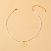 Round Plastic Pearl Beaded Necklaces FS-WG7BB5B-19-1
