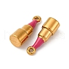 304 Stainless Steel Enamel Pendants STAS-Q363-11A-G-2