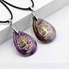 Natural Amethyst Pendant Necklaces FS-WG13773-06-1