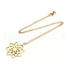 201 Stainless Steel Pendant Necklaces NJEW-T009-JN064-2-45-2