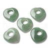 Natural Green Aventurine Hollow Pendants G-C167-06A-1