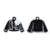 Rack Plating Alloy Spray Painted Pendants PALLOY-T083-03A-3