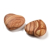 Mother's Day Gifts Heart Natural Wood Lace Stone Palm Stones G-C134-06A-23-2
