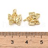 Rack Plating Brass Micro Pave Clear Cubic Zirconia Pendants KK-A206-06A-G-3