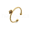 304 Stainless Steel Cuff Rings for Women RJEW-H250-01G-4