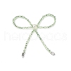 Alloy & Glass Bowknot Chandelier Component Links PALLOY-D360-01E-1
