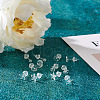 Boutigem 60 Sets 6 Style Star & Flower & Bowknot & Heart & Clover & Ball Tiny Resin Stud Earrings with Ear Nut for Women EJEW-BG0001-01-6