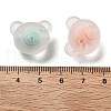 Frosted Transparent Acrylic Beads OACR-A032-19-3