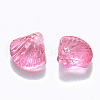 Transparent Spray Painted Glass Beads GLAA-T016-04C-2