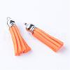 Faux Suede Tassel Pendant Decorations FIND-T002-A33-1