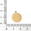 304 Stainless Steel Pendants STAS-I325-131G-3