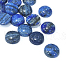 Dyed Natural Lapis Lazuli Gemstone Dome/Half Round Cabochons G-J330-06-20mm-1