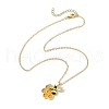 Alloy Pendant Necklaces NJEW-TA00157-4