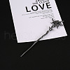 Alloy Flower Hair Sticks PW-WGA3628-03-1