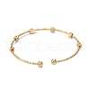 Rack Plating Brass Cuff Bangles BJEW-E071-13G-2