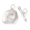 925 Sterling Silver Toggle Clasps STER-U005-08P-1