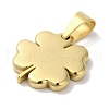 Ion Plating(IP) 304 Stainless Steel Pendants STAS-Z075-07G-2