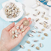 GOMAKERER 250~300Pcs Natural Cowrie Shell Pendants BSHE-GO0001-06-3