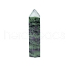 Point Tower Natural Ruby in Zoisite Home Display Decoration PW-WG48084-01-2