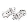 Non-Tarnish 201 Stainless Steel Pendants STAS-Q245-03P-2