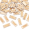 BENECREAT 40Pcs Wood Knitting DIY-BC0013-78-1