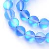 Synthetic Moonstone Beads Strands G-R375-8mm-A11-1