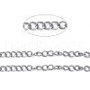Oval Oxidation Aluminum Curb Chains CHA-K003-06P-3