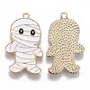 Halloween Theme Alloy Enamel Pendants ENAM-J649-09LG-2