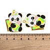 Golden Plated Alloy Enamel Pendants ENAM-Z017-11G-02-3