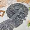 DICOSMETIC 4M Polyester Tassel Lace Ribbon OCOR-DC0001-09B-4