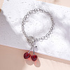 Cherry Zinc Alloy Charm Bracelets FS-WGA613B-07-1