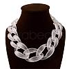 Frosted Acrylic Chunky Twisted Chain Necklacs for Women FS-WG1B9A7-04-1