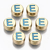 Alloy Enamel Beads ENAM-S122-029E-A-RS-1