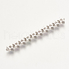 Brass Micro Pave Cubic Zirconia Links ZIRC-S061-16P-2