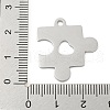 Non-Tarnish 304 Stainless Steel Pendants STAS-B056-19P-3