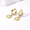Stainless Steel Star Hoop Earrings HJ2340-4