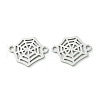 Non-Tarnish 201 Stainless Steel Connector Charms STAS-U003-02P-1