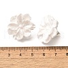 Alloy & 925 Sterling Silver & Acrylic Stud Earrings EJEW-Q013-09A-3