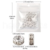 Brass Rhinestone Spacer Beads RB-YW0001-04D-01S-4