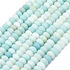 Natural Flower Amazonite Beads Strands G-P575-A10-8x5mm-02-2
