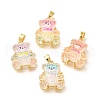 Brass Pendents KK-R212-18G-1