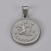 Non-Tarnish 304 Stainless Steel Pendant Sets STAS-H372-01P-2